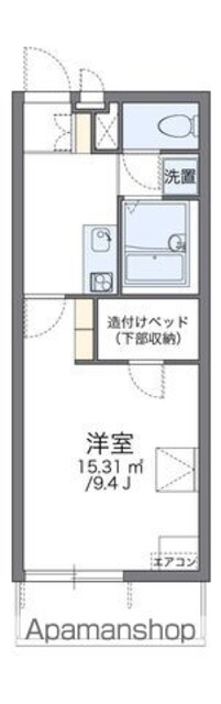レオパレスＫｅｎ[1K/26.08m2]の間取図