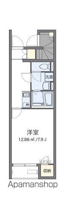 レオネクストすこやか[1K/26.37m2]の間取図
