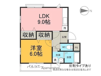 長野県松本市大字島立[1LDK/37.88m2]の間取図