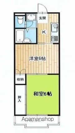 大泉昭和ビル[2DK/42m2]の間取図
