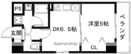 ＲーⅡコート[1DK/30m2]の間取図