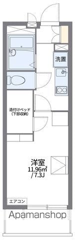 レオパレスけやきの間取り写真