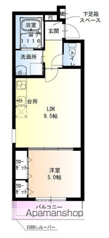 和歌山市吹屋町のアパートの間取り