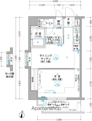 ヴェルト板橋の間取り写真