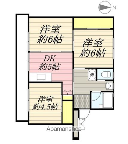 【ビレッジハウス広田７号棟の間取り】