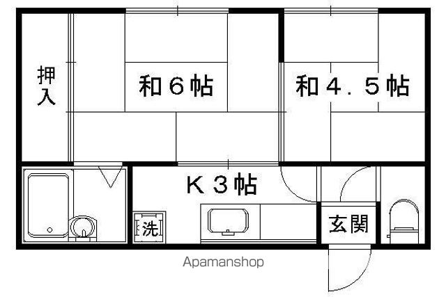 岡部マンションの間取り写真