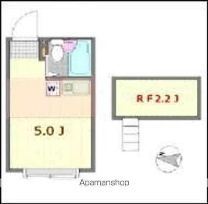 アーバンプレイス和泉Ａ棟[1R/9.25m2]の間取図