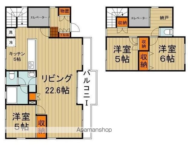 ラクセリア武蔵野中町の間取り写真