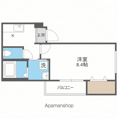 フジパレス井高野駅西I番館の間取り写真