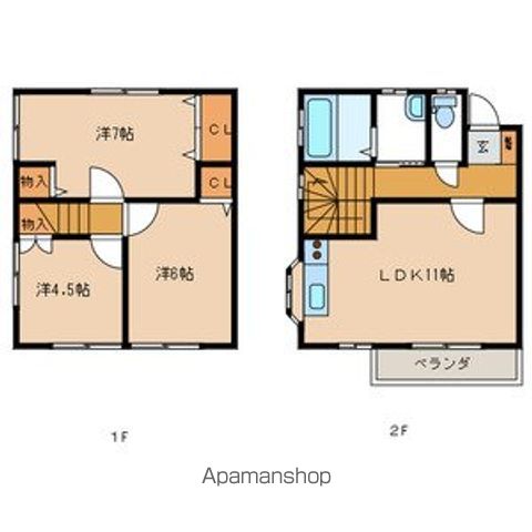 ソレアード笹丘の間取り