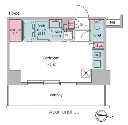 ブラウ住吉の間取り