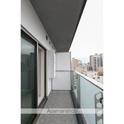 バウスフラッツ住吉[1K/25.34m2]のバルコニー