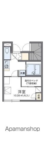 レオパレスJの間取り写真