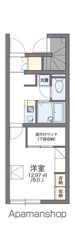 レオパレスリバーサイドクリアの間取り写真