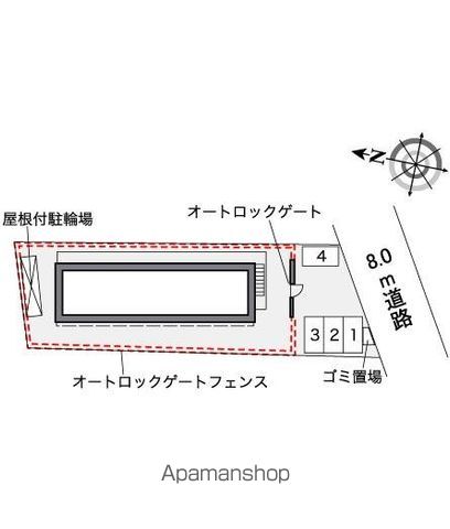 レオパレス武蔵野 204 ｜ 東京都福生市大字福生2305-4（賃貸アパート1K・2階・19.87㎡） その14