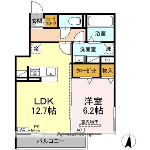 DーHILLS原島町の間取り写真