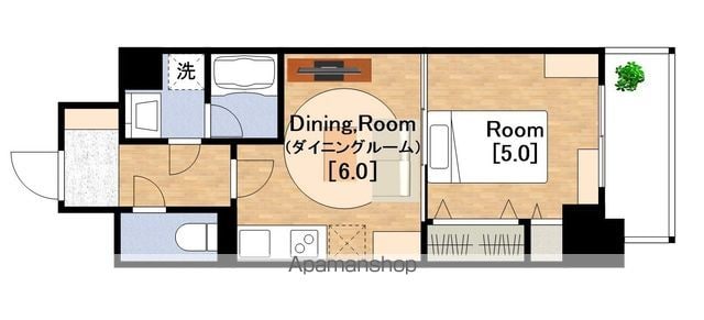 リアライズ鶴橋東IIの間取り写真