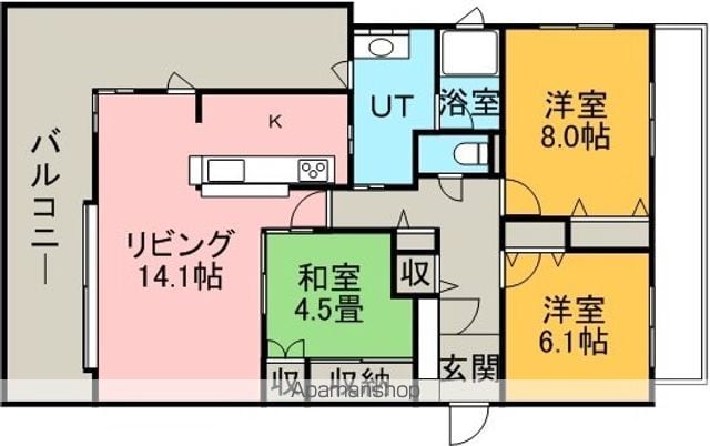 ローザンヌ南9条の間取り写真
