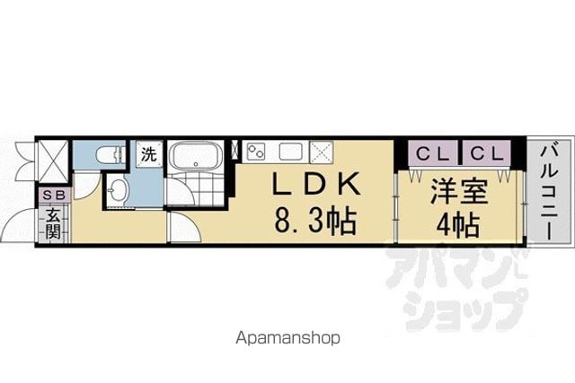 ベラジオ雅び北野白梅町の間取り写真