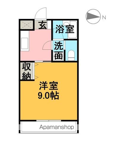 サイドポケットの間取り写真