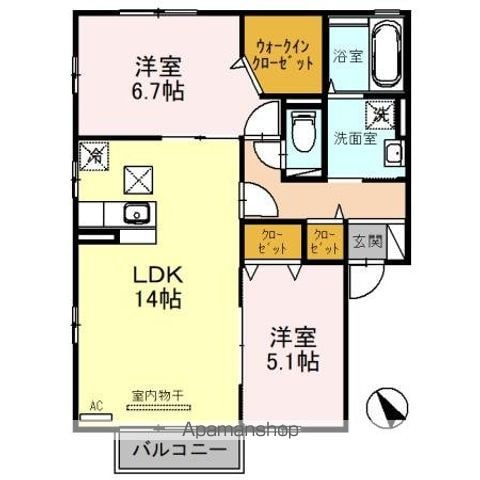 ビーノ Iの間取り写真