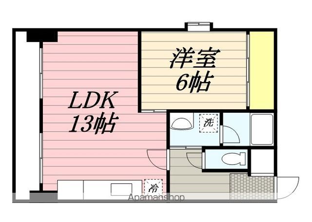 朝日プラザ天神の間取り