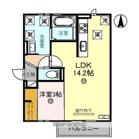 和歌山市今福のアパートの間取り