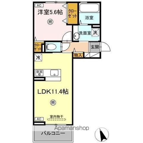 DーROOM須屋の間取り写真