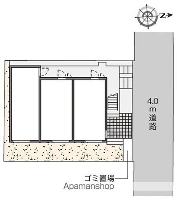 クレイノＹＵ　ＳＥＴＡＧＡＹＡ[1K/20.02m2]の配置図