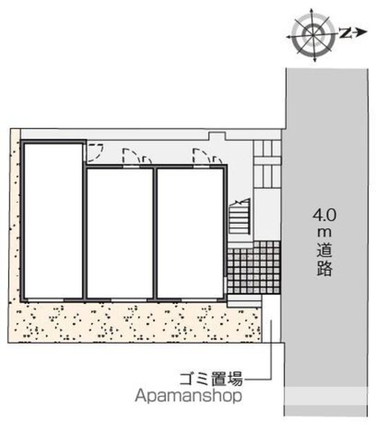 クレイノＹＵ　ＳＥＴＡＧＡＹＡ[1K/20.02m2]の配置図