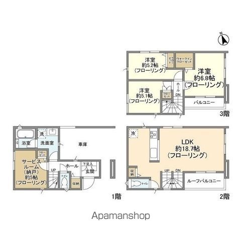 【ＫＯＬＥＴ蕨南町０３の間取り】