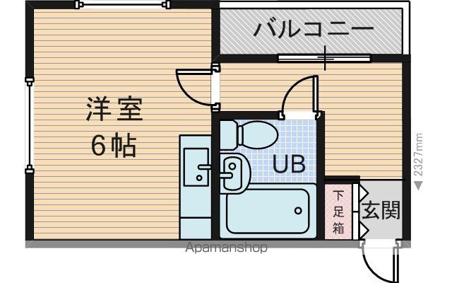 ビラ小松の間取り写真