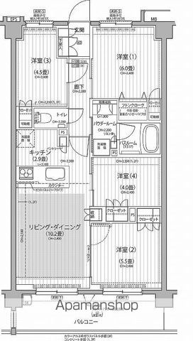 Ｎステージ東小金井の間取り