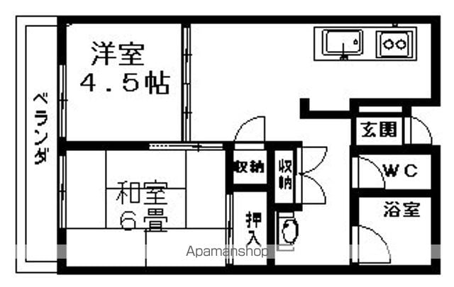 ハイツ柳町の間取り写真