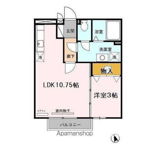 サンフォンテAの間取り写真