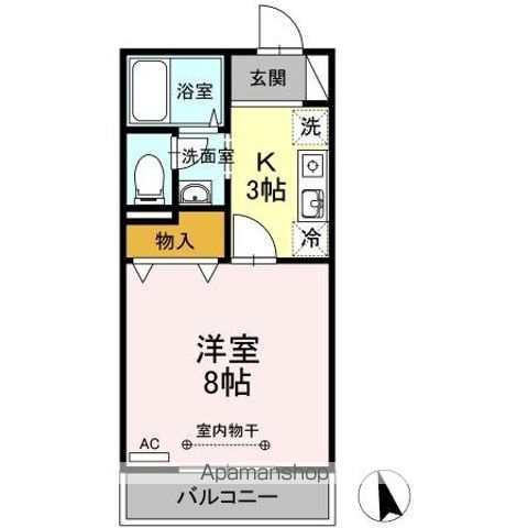 Kハイムの間取り写真