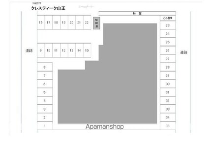 クレスティーク山王[3LDK/89.62m2]の配置図
