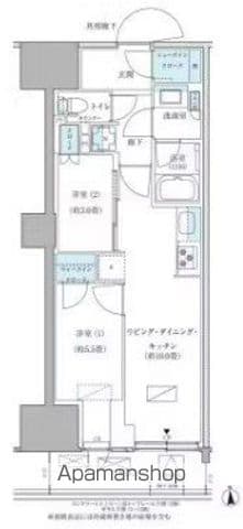 パークアクシス品川天王洲アイルの間取り写真