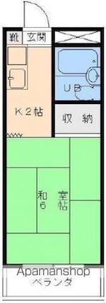 パールハイツ寿[1K/17.01m2]の間取図