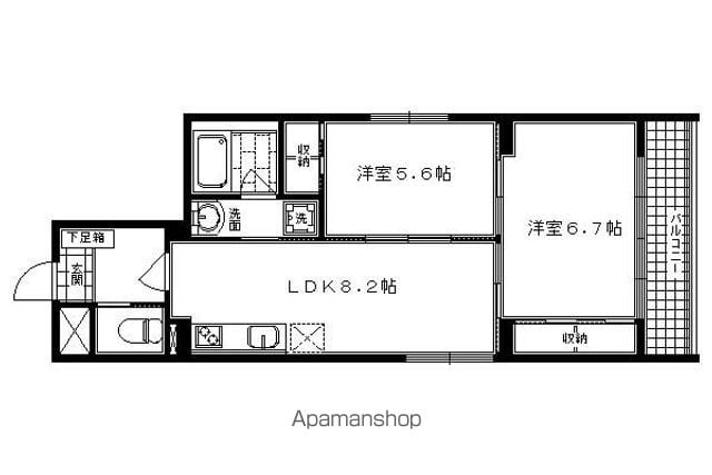 エスポワール麩屋町の間取り写真