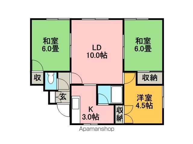 パークマンション2の間取り写真