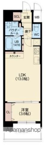 スプランディッド福島WESTの間取り写真