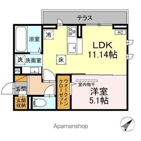 D−ROOM君塚IBの間取り写真