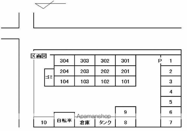 香川県高松市国分寺町福家[2DK/42.7m2]の配置図