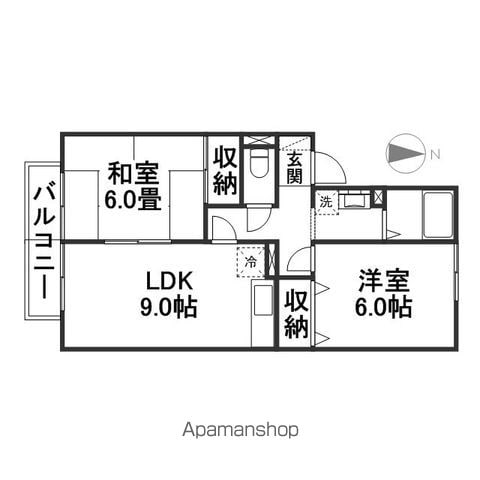 ドミールSの間取り写真