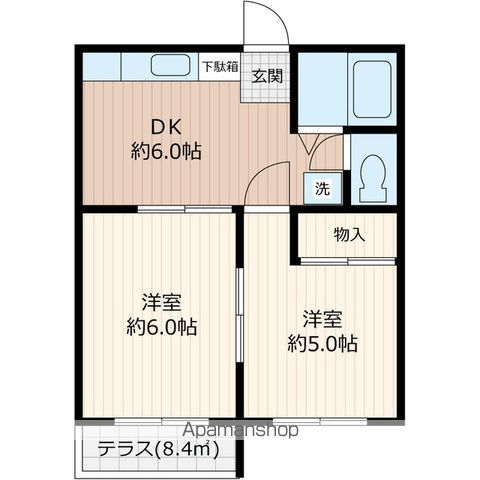 アフェールJ森の間取り写真