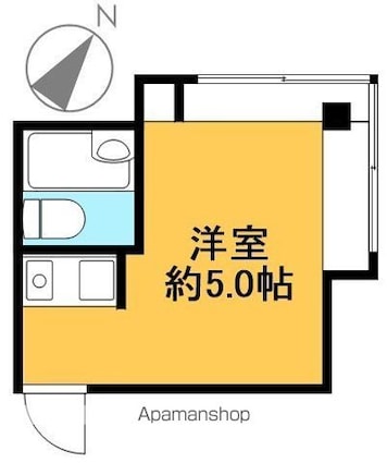 緑樹荘（東大生・東大院生限定）[1R/12m2]の間取図
