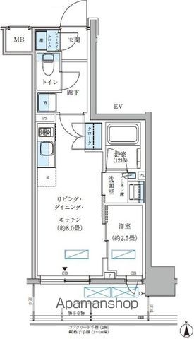 パークアクシス大森山王の間取り写真
