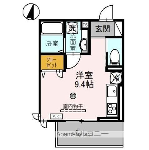 【和歌山市岡円福院東ノ丁のアパートの間取り】