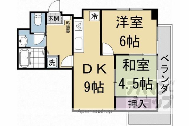 KMビルの間取り写真